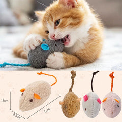 Catnip Rattle Mouse Toy