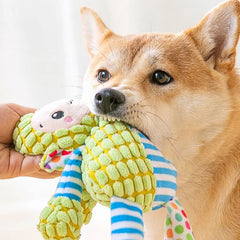 Squeaky Plush Pet Toy – Fox, image 3