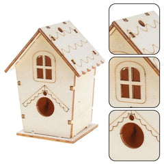 Natural Wooden Bird House