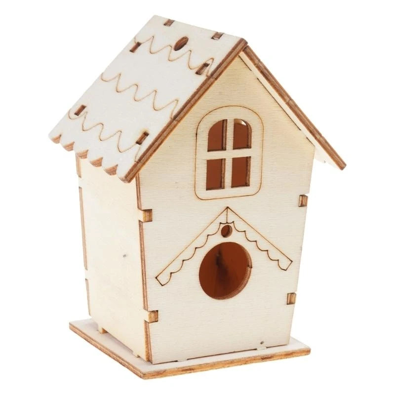 Natural Wooden Bird House