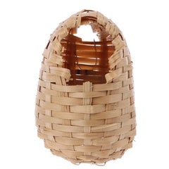 Handwoven Bamboo Bird Hut