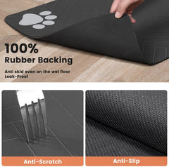 Quick-Dry Feeding Mat – 20X30cm Black, image 5
