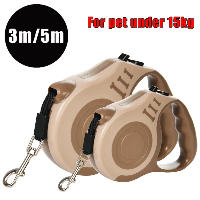 Retractable Dog Lead – Rose And Gray, image 1
