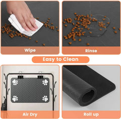 Quick-Dry Feeding Mat – 20X30cm Black, image 4