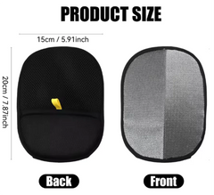 Double-Sided Hair Removal Mitt – Black, image 2
