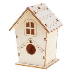 Natural Wooden Bird House