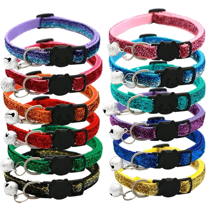 Glitter Breakaway Cat Collar – Red, image 1