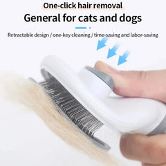 Self-Cleaning Slicker Brush – Pink, image 2