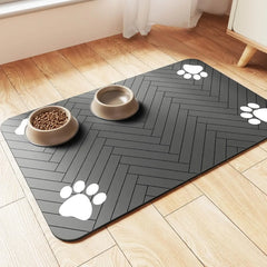 Quick-Dry Feeding Mat – 30X50cm Black, image 1