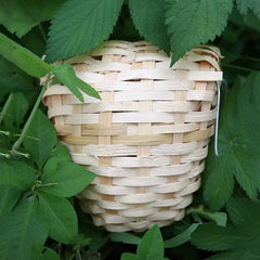 Handwoven Bamboo Bird Hut
