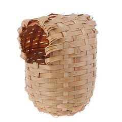 Handwoven Bamboo Bird Hut