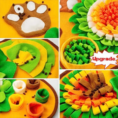 Flower Snuffle Mat – Orange bone, image 8