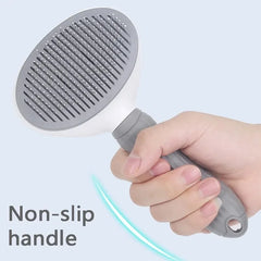 Self-Cleaning Slicker Brush – Blue, image 3