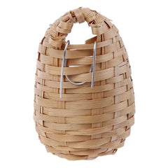 Handwoven Bamboo Bird Hut