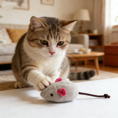 Catnip Rattle Mouse Toy