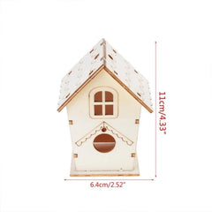 Natural Wooden Bird House
