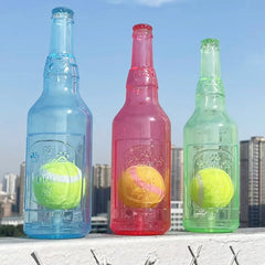 Bottle & Ball Dog Toy – Red, image 3
