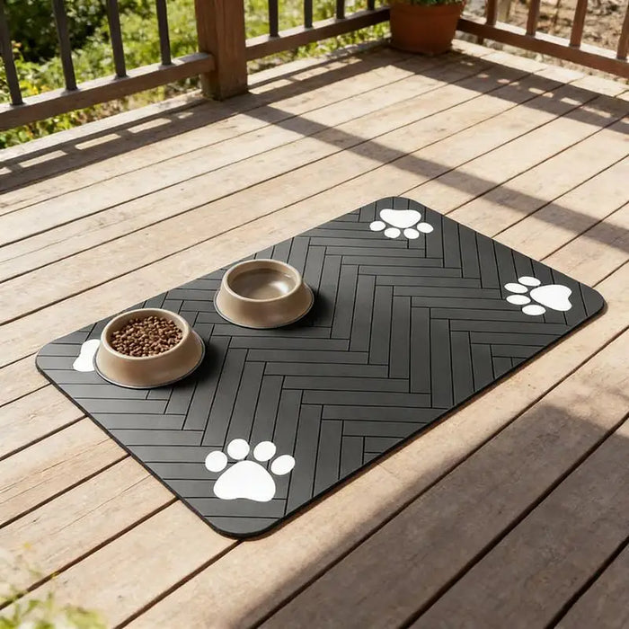 Quick-Dry Feeding Mat – Brown, image 1